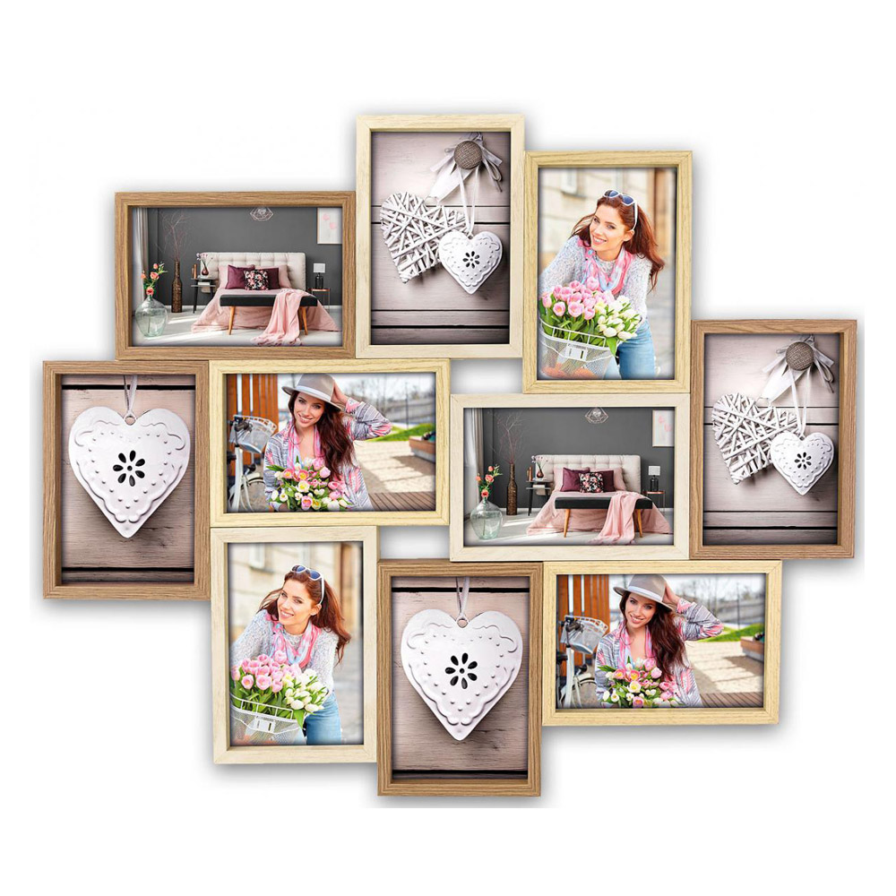 Wood Photo Frame 10 Frames 10 X 15 Cm TezkarShop Official Website