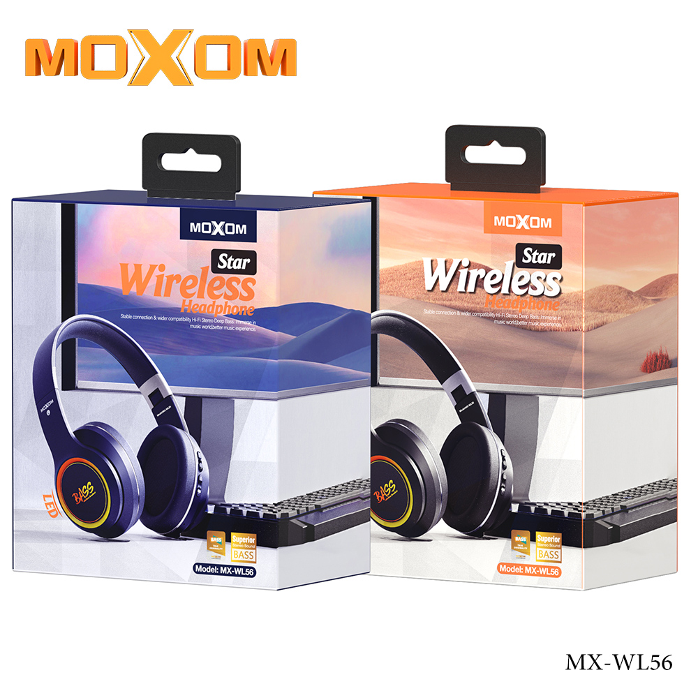 Moxom Mx Wl56 Star Led Wireless Headphone TezkarShop Official Website