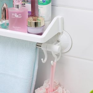 Suction Cup, Multifunctional Storage Rack with Hooks SQ-1923 - Image 4