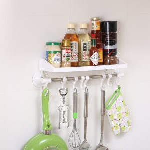 Suction Cup, Multifunctional Storage Rack with Hooks SQ-1923 - Image 5