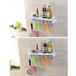 Suction Cup, Multifunctional Storage Rack with Hooks SQ-1923 - Image 2