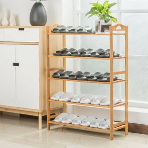 Free Standing Wood Shoe Racks - Image 3
