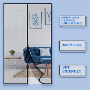 Magnetic Mesh Anti-Mosquito Door Curtain 222x102cm - Image 4