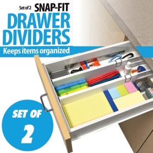Cool Gift, Drawer Divider and Organizer - Set of 2 Adjustable - Image 5