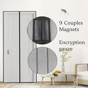 Magnetic Mesh Anti-Mosquito Door Curtain 222x102cm - Image 3