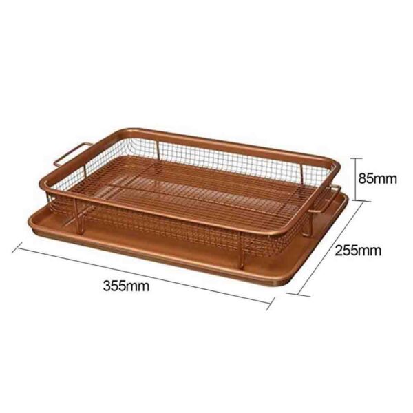 Rectangular Copper Crisper Tray, 2-Piece Set