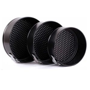 3Pcs Non-Stick Cake Pan, Baking Tray ,Round - Image 2