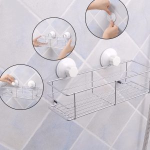 Suction Cup Metal Bascket Shelves - Image 1