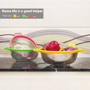 3pcs/set Stainless Steel Mesh Strainer Basket - Image 8