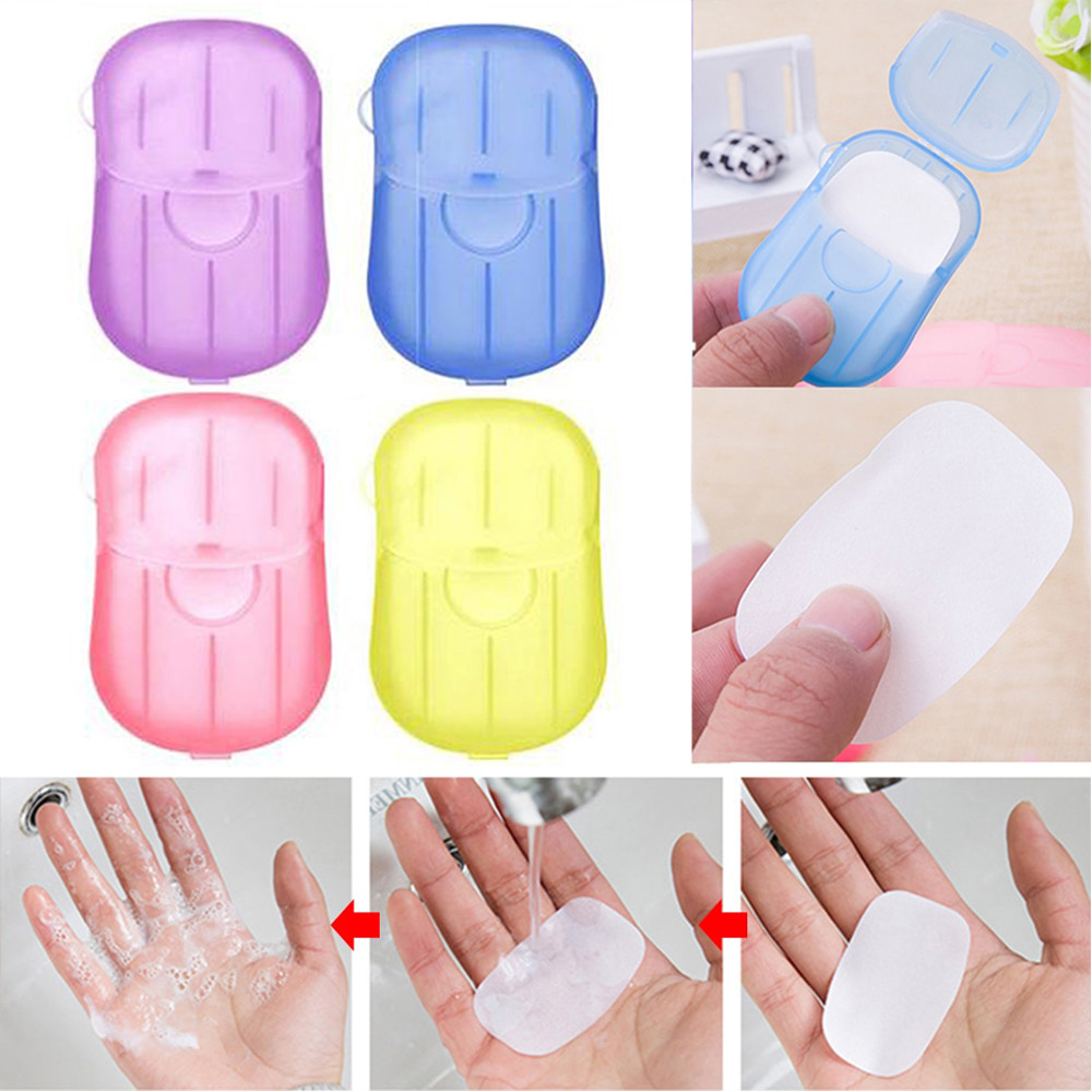 Portable Paper Soap, 20 Sheets For Hand Wash, - TezkarShop Official Website