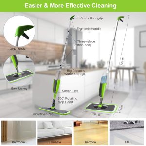 Cool Gift, Microfiber 360′ Rotating Healthy Spray Mop - Image 6