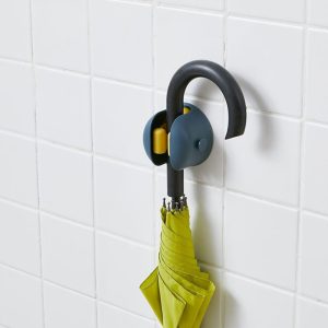 Wall Mounted No Trace Free Punching Suction Mop Holder Broom - Image 1