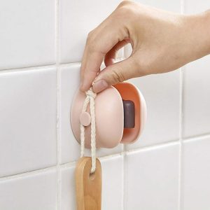 Wall Mounted No Trace Free Punching Suction Mop Holder Broom - Image 6