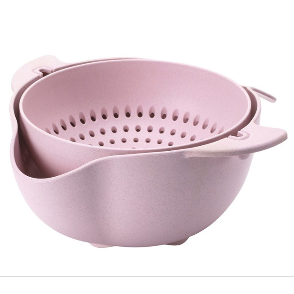 Double Layer Fruit & Vegetable Drain Basket - TezkarShop Official Website