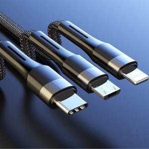Moxom, 1.2 Meter 3 in 1 Fast Charging 2.4A Data Cable - Image 3