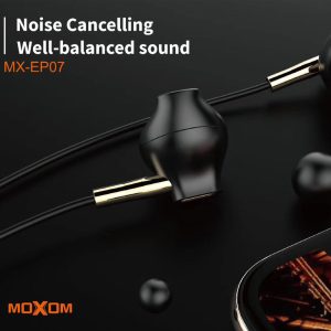 Moxom, MX-EP07 High Fidelity Music Earphone Noise-Cancelling - Image 3