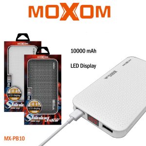 Moxom, PB10, 10000mAh Power Bank-Black - Image 1