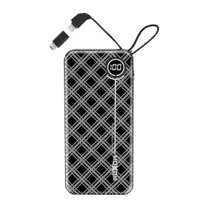 Moxom, PB16, 10000mAh Power Bank-Black - Image 1