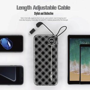 Moxom, PB16, 10000mAh Power Bank-Black - Image 3