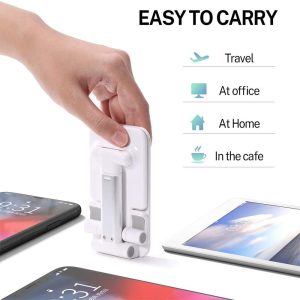 Mobile Stand for Table Phone Holder for Home Office Flexible Height Angle Adjustment for All Mobile & Tablet - Image 7