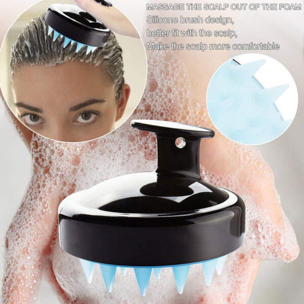 Silicone Shampoo Brush Hair Scalp Massager Brush ( Random Color ) –  TezkarShop Official Website