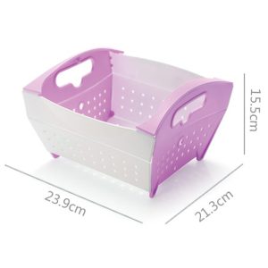 Folding Drainer Vegetable Fruit Basket - Image 5