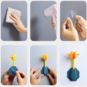 Motivated Shower Adjustment Bracket Punch-free Shower Hook Suction - Image 5