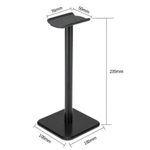 Headphone Stand Headset Holder with Aluminum Supporting Bar Flexible Headrest - Image 5