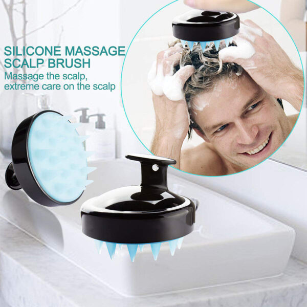 Silicone Shampoo Brush Hair Scalp Massager Brush ( Random Color ) –  TezkarShop Official Website