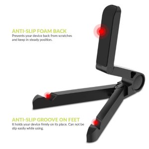 Multi-Angle Portable & Universal Stand 7-10 inch Black Cradle for Tablets - Image 6
