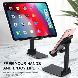 Mobile Stand for Table Phone Holder for Home Office Flexible Height Angle Adjustment for All Mobile & Tablet - Image 5
