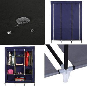 Storage Wardrobe 3 Sections - 175 cm - Image 7