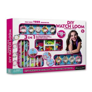 DIY series, 3 In 1 DIY Watch Loom Fashion Star 110 Pcs - Image 1