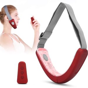 Electric V-Shape Slimming Face Massager - White - Image 1