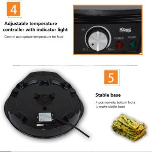 DSP Crepe Maker Pancake Machine KC3018 - Image 3