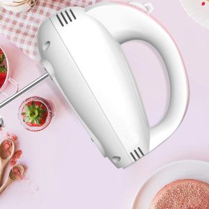 DSP KM-2033, 100-Watt Electric Multi Use 7-Speed Hand Mixer - Pink - Image 3
