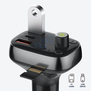 LDNIO C704Q, Bluetooth FM Transmitter, Super Fast Charging - Image 5