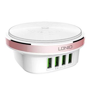 LDNIO A4406, 4 Port Plug USB Charger With LED Light - Image 5