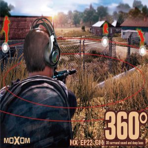 Moxom MX-EP22, 3D Surround Gaming Headset - Image 6