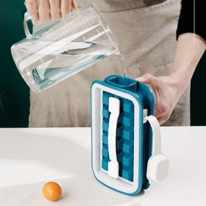 Ice Maker Makes 18 Frozen Cubes - Blue - Image 3