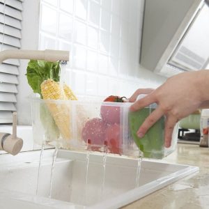Clear Plastic Household Basket - Image 4