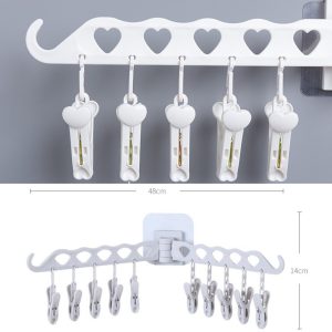 Multi-Function Clothes Hanger Socks Clip - Image 4