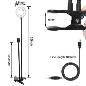 Selfie Ring Light with Cell Phone Holder - Image 5