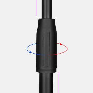 26 cm Ring Light Stand with 3 Cell Phone Holder & Microphone Holder - Image 6