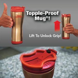 Cool Gift, Red Copper Travel Mug - Image 3