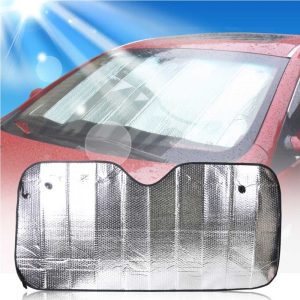 Metallic Reflective Car Sun Shade - Image 2