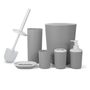 Sanitary, 6 Piece Bathroom Accessories Set - Image 3