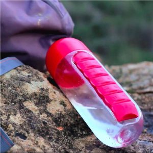 Daily Pill Box Organizer with Water Bottle - Image 4