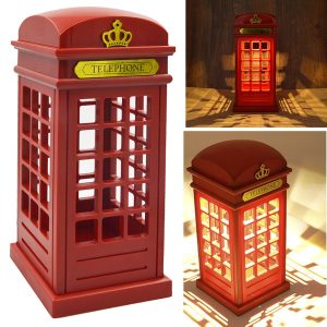London Telephone Booth USB Charging LED Lamp - Image 1