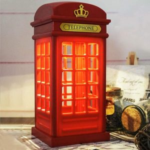 London Telephone Booth USB Charging LED Lamp - Image 2